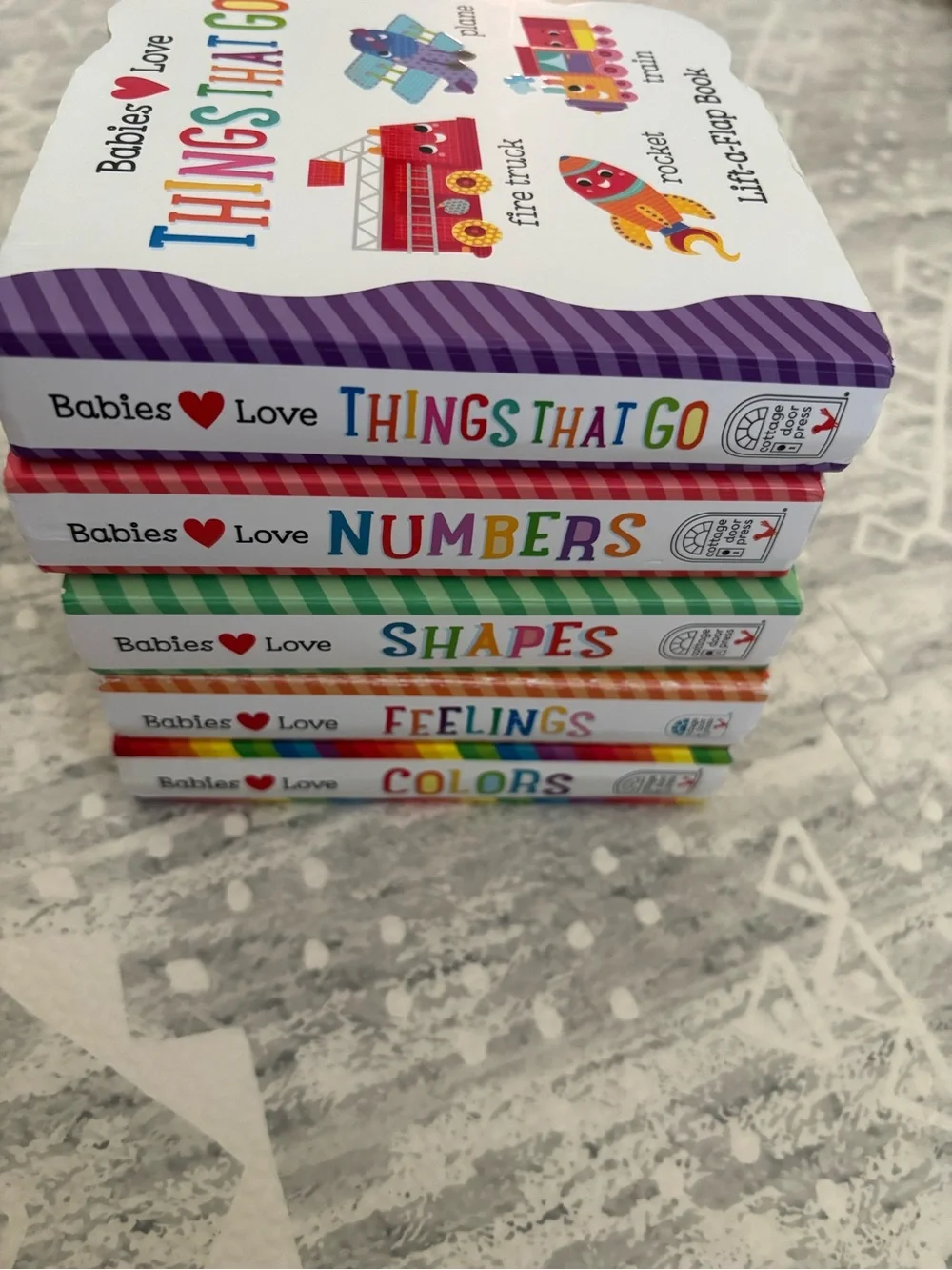 Set of 5 Baby Lift a Flap Books